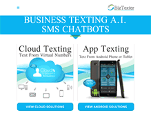 Tablet Screenshot of biztexter.com